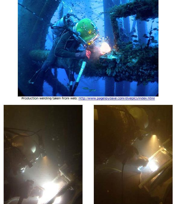 Underwater Welding of an Alaskan Offshore Platform